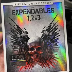 The Expendable 1, 2 & 3 4K Blu-ray