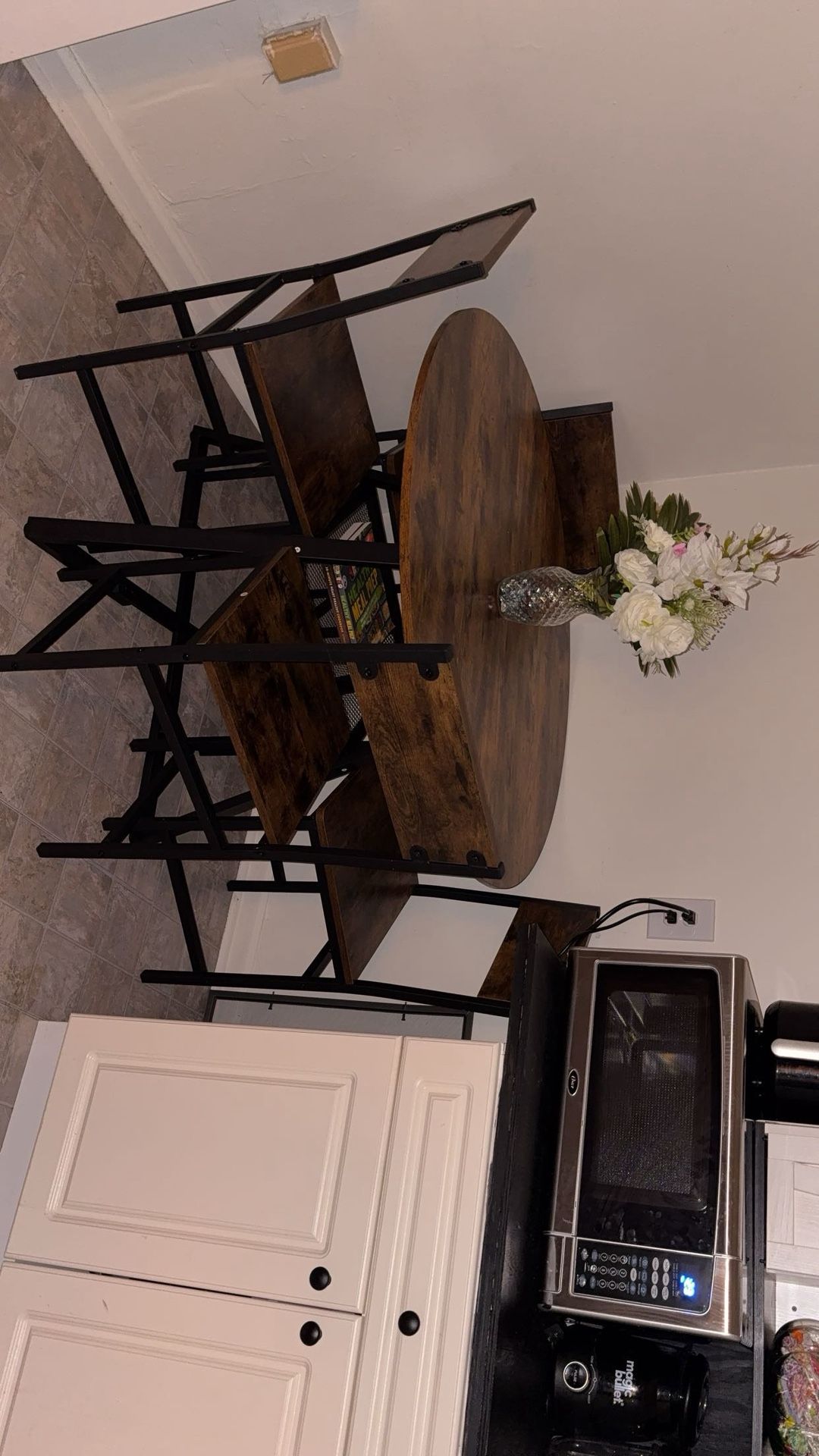 Farmhouse  Kitchen Table With Chairs 
