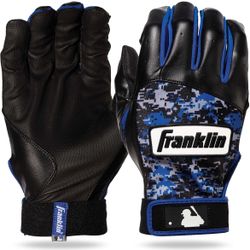 Franklin MLB Youth Batting Gloves, Digitek Camo Baseball/Softball, Small NEW