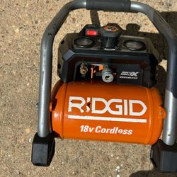 Rigid Compressor Battery Powered