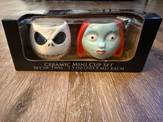 Disney Tim Burton's The Nightmare Before Christmas Ceramic Mini Cup Set