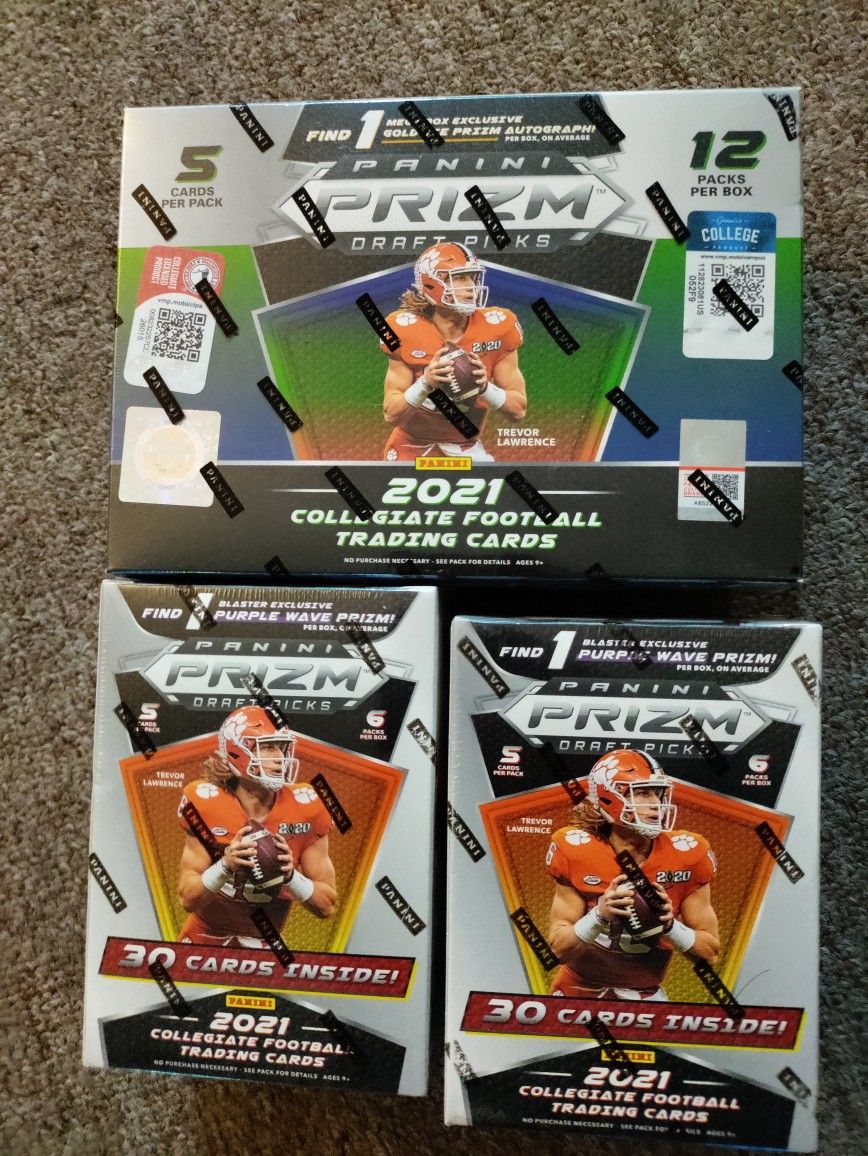 2021 Panini Blaster And Mega Box Football 