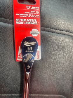 12in long  3/8 ratchet Milwaukee