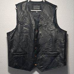 Italian Stone Design Navarre Leather Company Harley Davidson Leather Vest