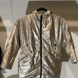 Zara Girls Gold Windbreaker 