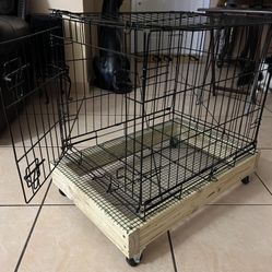 Small Dog Wheeled Crate