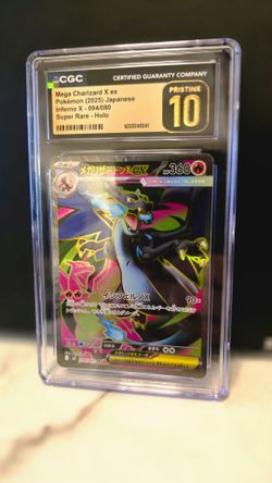 CGC Pristine 10 Mega Charizard X ex Japanese Holo