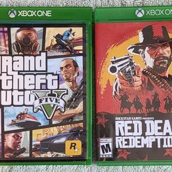 Grand Theft Auto V & Red Dead Redemption 2 Xbox One