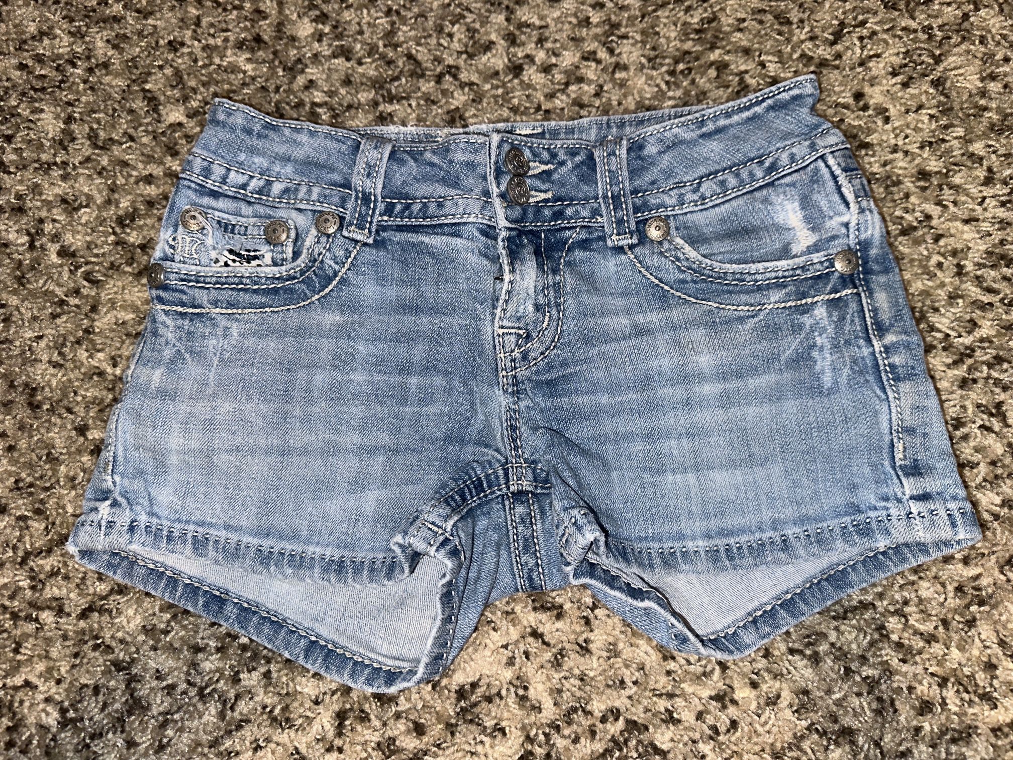 Lot 4 Miss Me BKE Womens Jeans 26 33 Bootcut Shorts Distressed ...