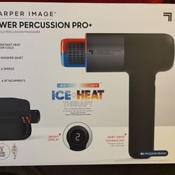 Sharper Image - Hot/Cold Massage Gun (Power Percussion Pro+)