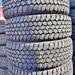 275 70 18 Goodyear Tires Con 80% De Vida Las 4tires ✅️📣📣