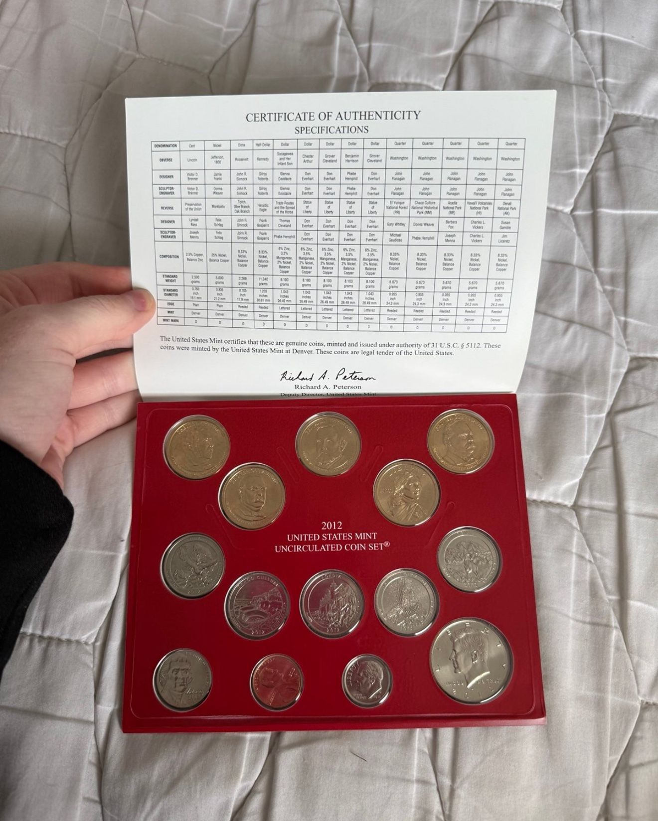 Collectible US coins