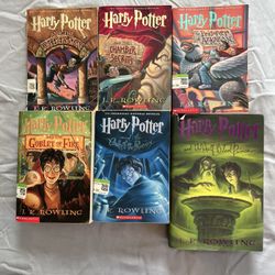 6 Harry Potter Book Collection