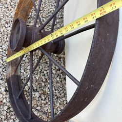 Cast Iron Vintage Wheel.  