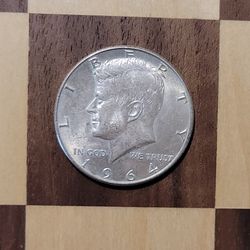 1964 JFK Silver Half Dollar 90% Silver 
