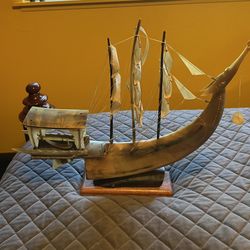 Vintage Tusk Sailboat 