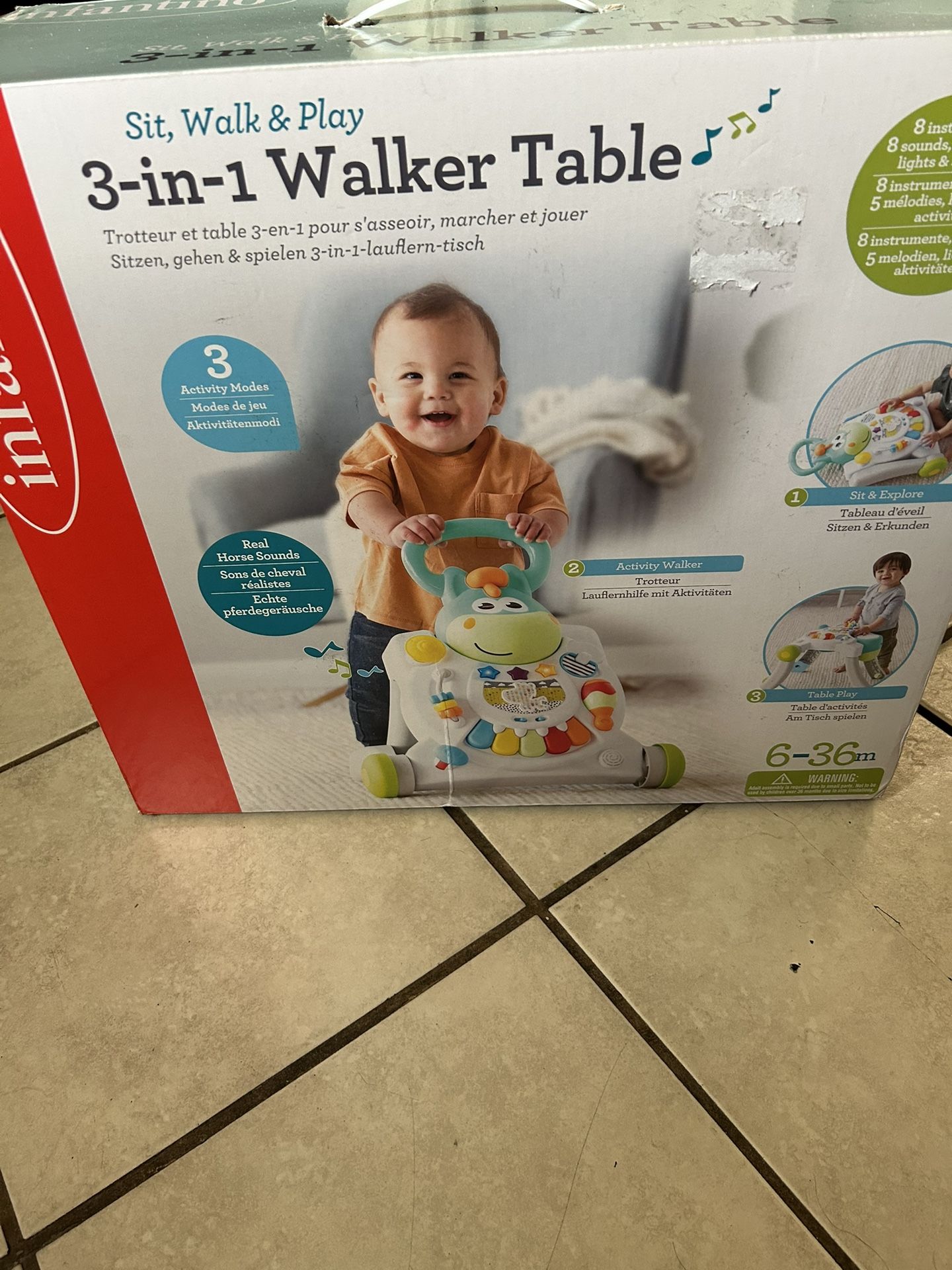 3 in 1 Walker Table