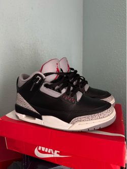 Jordan retro 3 black cement