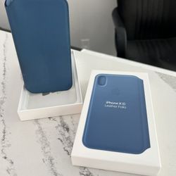 Genuine Apple iPhone X s Leather Folio