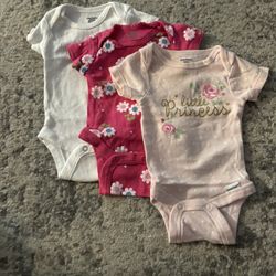 Newborn Three Pack Onesies