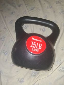 New Iron Sport  Kettle Bell 15 Lb