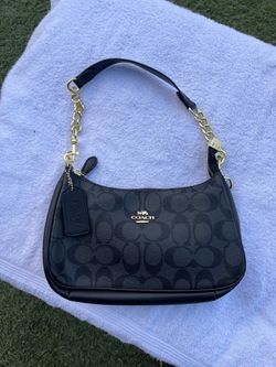 Black Print Shoulder Bag