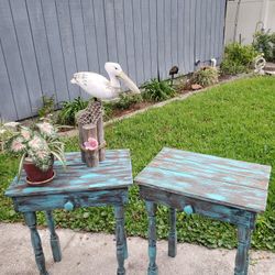 Outside New Handmade End Tables 