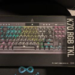 New Corsair K70 RGB TKL Optical-Mechanical Gaming Keyboard