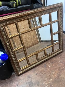 Vintage Venetian gold gilt carved Wall Mirror