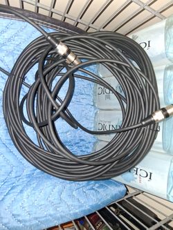 XLR CABLES NEW NEVER USED