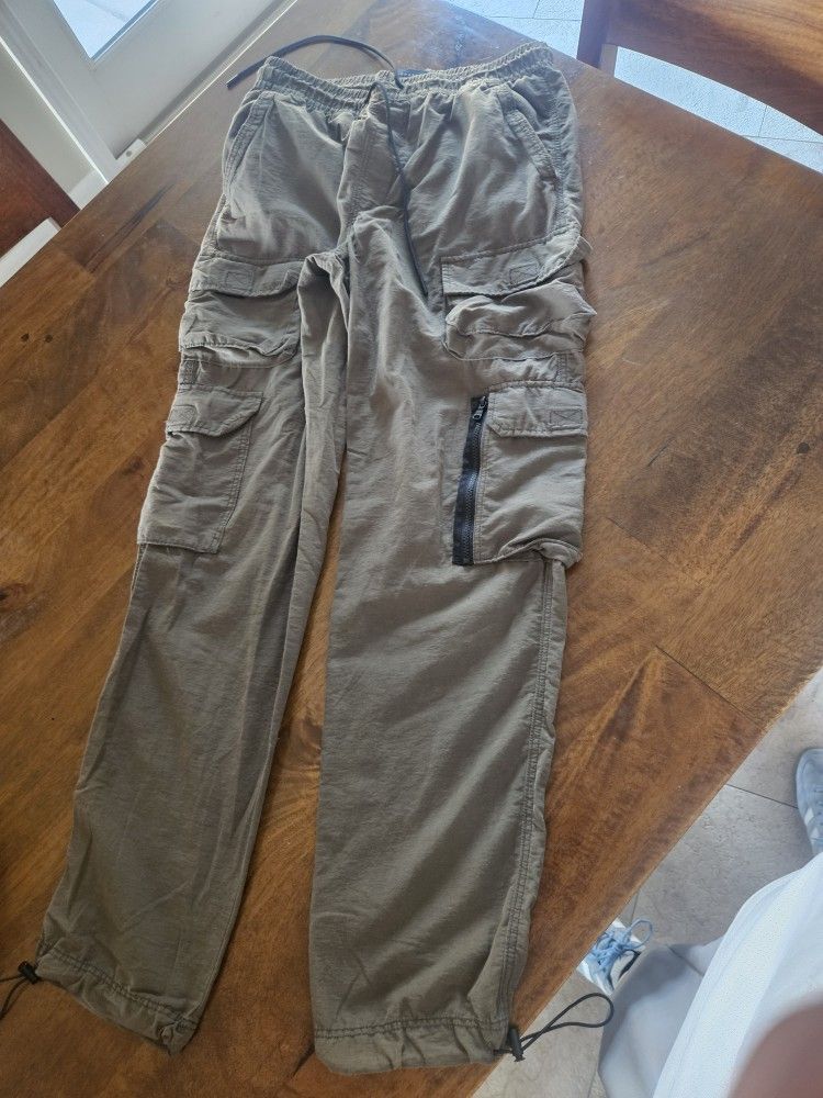 Baggy Aeropostale Utility Cargo Pants With Jogger Cinch (Mens XS)
