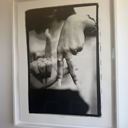 ESTEVAN ORIOL FRAMED PRINT “ FOUR FINGERS “ 2011