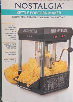Nostalgia Kettle Popcorn Maker