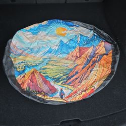 Mountains Natural Scenery Spare Tire Cover