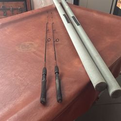 Shakespeare, ugly sticks, trout rods with cases