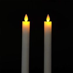 Flameless Flickering Moving Wick Taper Candles