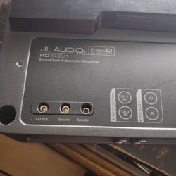 JL Audio RD500/1 Mono Amplifier 