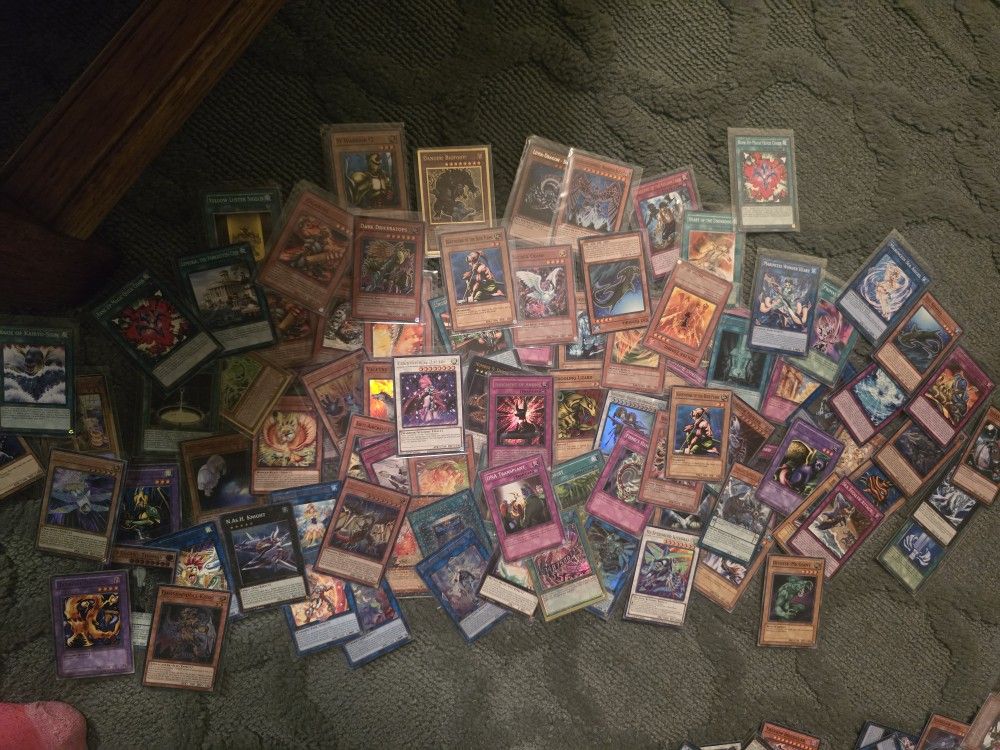 Yugi0h Cards Lot Of Over 300 All In Sleeves