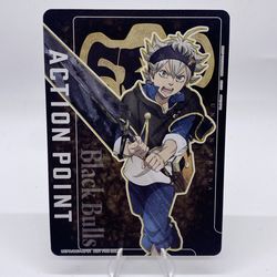 Union Arena Black Clover Asta Promo Action Point Card – Black Bulls – Bandai TCG