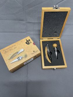 Professional 2 Piece Wine Set, Stocking Stuffer