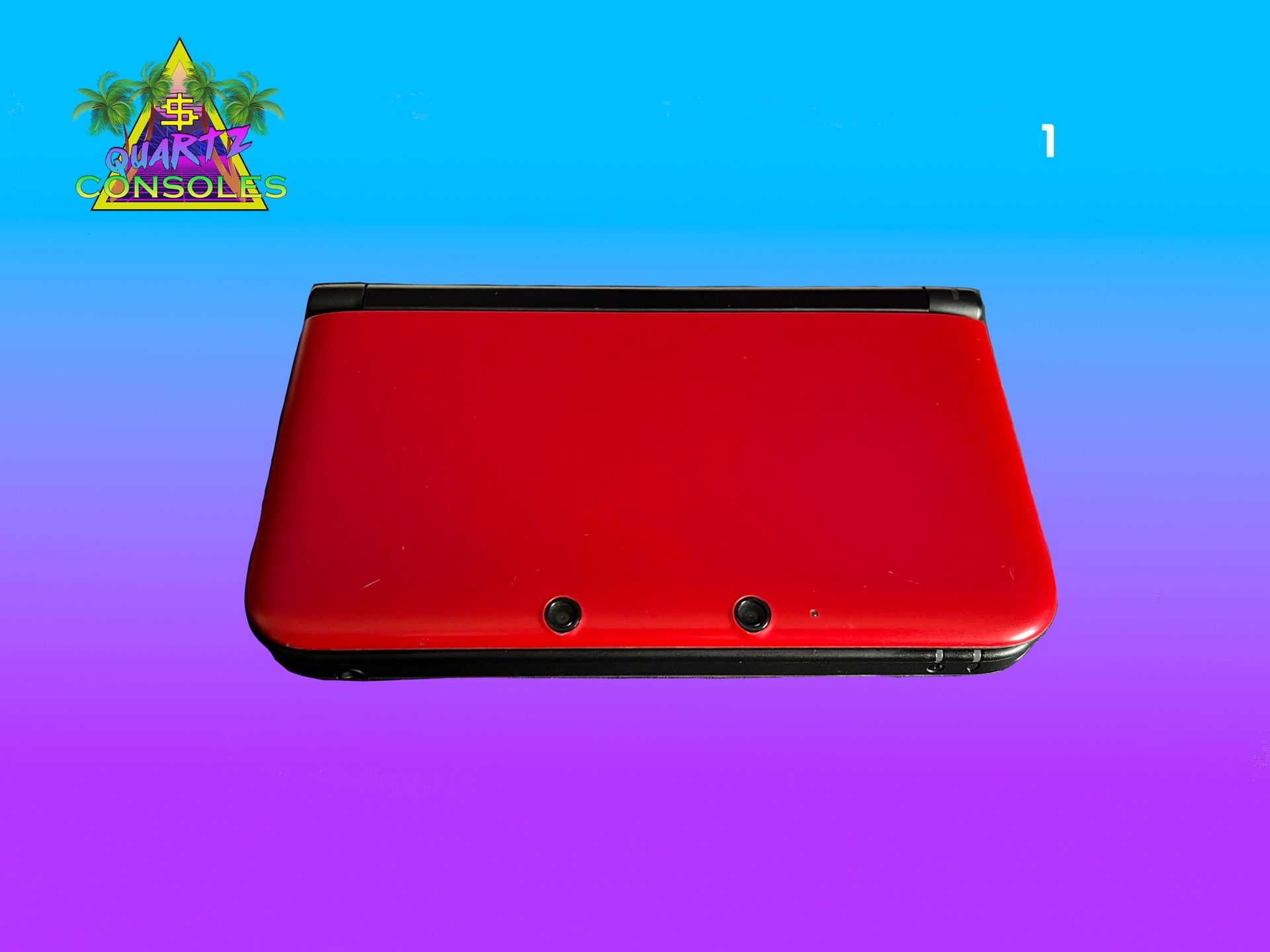 Nintendo 3DS XL in Red w/ 32GB SD Card, Games, Charger, and Stylus!