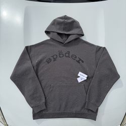 Grey VVS Sp5der Hoodie