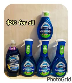 Dawn Powerwash Bundle, $20 for all‼️
