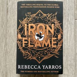 Iron Flame by Rebecca Yarros - Fourth Wing sequel Paperback Fantasy Book