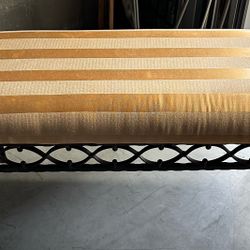 Wrought Iron Antique Bench