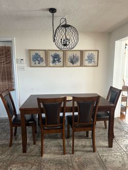 Table w/chars and bench