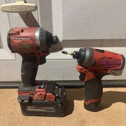 Title: Milwaukee Impact Driver Bundle – M12 FUEL + M18 w/ XC 5.0 Battery