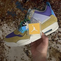 Jordan Retro 4 Union Los Angeles Desert Moss