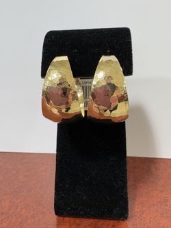 James Avery 14 k gold earrings