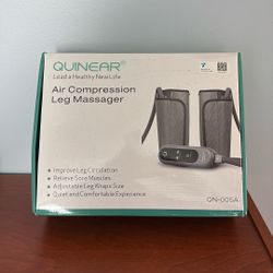 Quinear Air Compression Leg Massager (opened box, never used) 